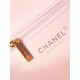 SMALL FLAP BAG WITH TOP HANDLE Shiny Lambskin & Gold-Tone Metal AS4023 Pink A