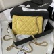 Chanel WALLET ON CHAIN AP3336 Grained Calfskin & Gold-Tone Metal Yellow A