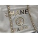 LARGE SHOPPING BAG Shiny Calfskin Crystal Pearls Strass Enamel Gold-Tone & Ruthenium-Finish Metal High