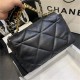 Large Chanel 19 Flap Bag Goatskin/Lambskin High