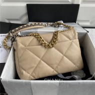 Large Chanel 19 Flap Bag Goatskin/Lambskin High