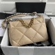 Large Chanel 19 Flap Bag Goatskin/Lambskin High