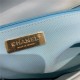 Maxi Chanel 19 Flap Bag Goatskin/Lambskin Light Blue High