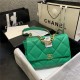 Maxi Chanel 19 Flap Bag Goatskin/Lambskin Green High