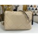 Maxi Chanel 19 Flap Bag Goatskin/Lambskin Beige High