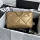 Chanel 19 Flap Bag Goatskin/Lambskin Gold High