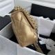 Chanel 19 Flap Bag Goatskin/Lambskin Gold High