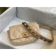 Waist Chanel 19 Flap Bag Lambskin/Goatskin Beige High