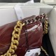 Chanel 19 Flap Bag Shiny Calfskin Burgundy High