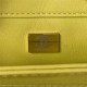 Chanel FLAP BAG Shearling & Gold-Tone Metal AS3499 Yellow A