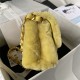 Chanel FLAP BAG Shearling & Gold-Tone Metal AS3499 Yellow A