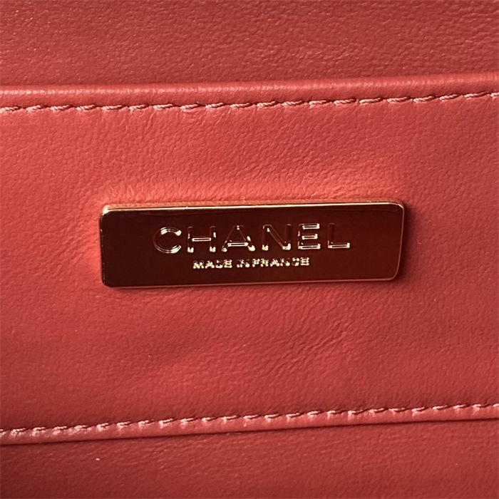 Chanel CAMERA BAG AS4817 Lambskin Burgundy A