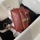 Chanel CAMERA BAG AS4817 Lambskin Burgundy A