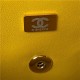 Chanel MINI FLAP BAG With Top Diamond Handle Lambskin & Gold-Tone Metal AS4140 Yellow A