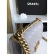 SMALL BOY Chanel HANDBAG Chevrons Pattern Lambskin Grey High