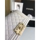 SMALL BOY Chanel HANDBAG Grained Calfskin White High