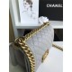 SMALL BOY Chanel HANDBAG Lambskin Grey High