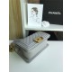 SMALL BOY Chanel HANDBAG Lambskin Grey High