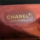 BOY Chanel HANDBAG Chevrons Pattern Calfskin Black A