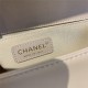 BOY Chanel HANDBAG Chevrons Pattern Calfskin Beige A