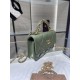 Chanel FLAP PHONE HOLDER WITH CHAIN AP4167 Shiny Lambskin & Gold-Tone Metal Green High