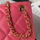 Chanel BAGUETTE BAG Lambskin & Gold-Tone Metal AS4611 Fuchsia A