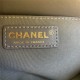 BOY Chanel HANDBAG Lambskin Gold Metal Grey A