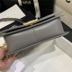 BOY Chanel HANDBAG Lambskin Gold Metal Grey A