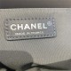 BOY Chanel HANDBAG Lambskin Silver Metal Grey A