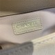 BOY Chanel HANDBAG Grained Calfskin & Gold Metal Beige A