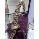 Chanel CLUTCH WITH CHAIN AP4189 Shiny Lambskin & Gold-Tone Metal Burgundy High