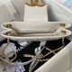 Chanel BAGUETTE BAG Lambskin & Gold-Tone Metal AS4611 White A