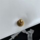 BOY Chanel HANDBAG Lambskin & Gold Metal White A