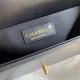 BOY Chanel HANDBAG Lambskin & Gold Metal Black A