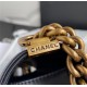 BOY Chanel HANDBAG Lambskin & Gold Metal Black A