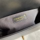 BOY Chanel HANDBAG Lambskin & Gold Metal Black A