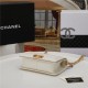 BOY Chanel HANDBAG Chevrons Pattern Lambskin White B