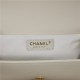 BOY Chanel HANDBAG Chevrons Pattern Lambskin White B