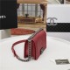 BOY Chanel HANDBAG Chevrons Pattern Grained Calfskin Red B