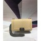 BOY Chanel HANDBAG Chevrons Pattern Lambskin Beige B