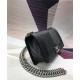 BOY Chanel HANDBAG Chevrons Pattern Lambskin Black B