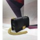 BOY Chanel HANDBAG Chevrons Pattern Lambskin Black B