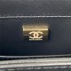 Chanel FLAP BAG Shearling & Gold-Tone Metal AS3499 Black A