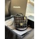 Chanel SMALL FLAP BAG WITH TOP HANDLE Cotton & Wool Tweed & Gold-Tone Metal AS3652 A