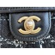 Chanel SMALL FLAP BAG WITH TOP HANDLE Cotton & Wool Tweed & Gold-Tone Metal AS3652 A