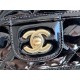 Chanel SMALL FLAP BAG WITH TOP HANDLE Patent Calfskin & Gold-Tone Metal AS3652 A