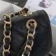 Chanel BACKPACK AS3200 Grained Calfskin & Gold-Tone Metal Black High