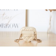 Chanel Mini HEART BAG Lambskin & Gold-Tone Metal AS2787 A