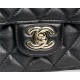 Chanel SMALL FLAP BAG With Top Diamond Handle Lambskin & Gold-Tone Metal AS4141 Black High