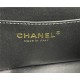 Chanel SMALL FLAP BAG With Top Diamond Handle Lambskin & Gold-Tone Metal AS4141 Black High